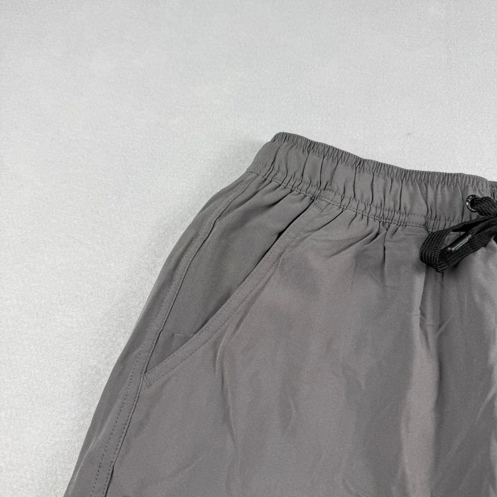 Dixxon Men's Small The Brad Premium Lined Athletic Shorts Charcoal Pockets NEW‎